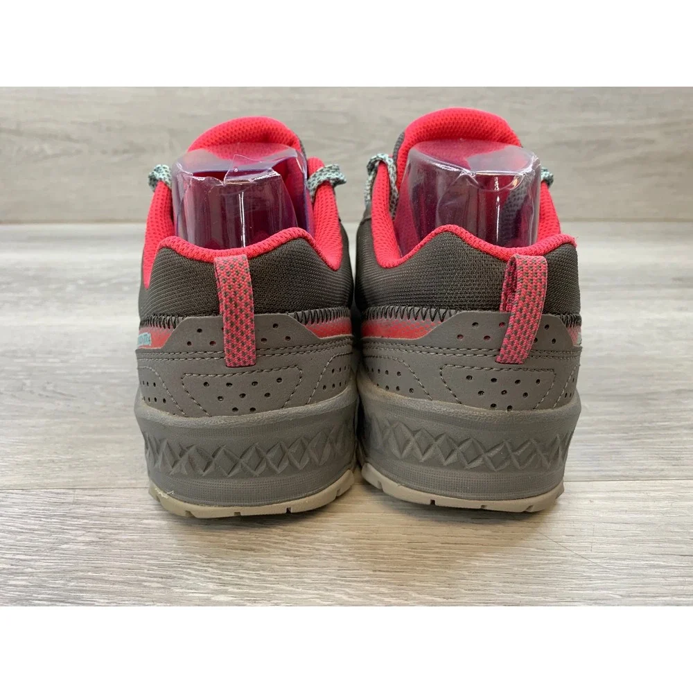Saucony Excursion Women's 8.5 W Trail Running Shoes Grey Pink Athletic Shoes